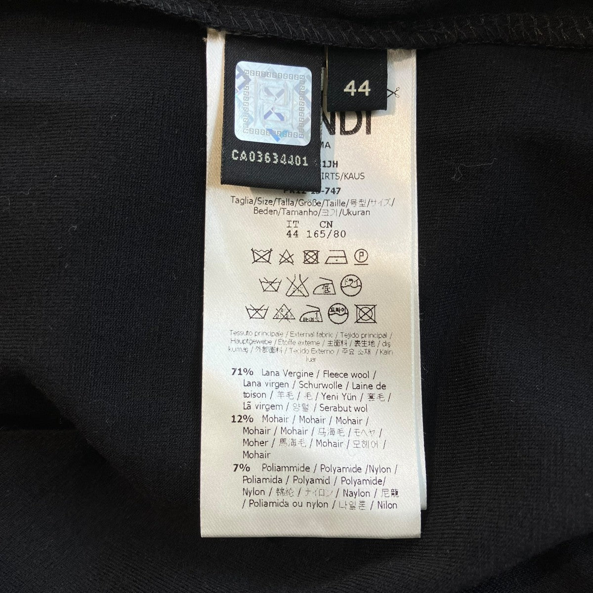 FENDI FY0719 1JH薄手ニット 古着・中古-6枚目のアイテム画像