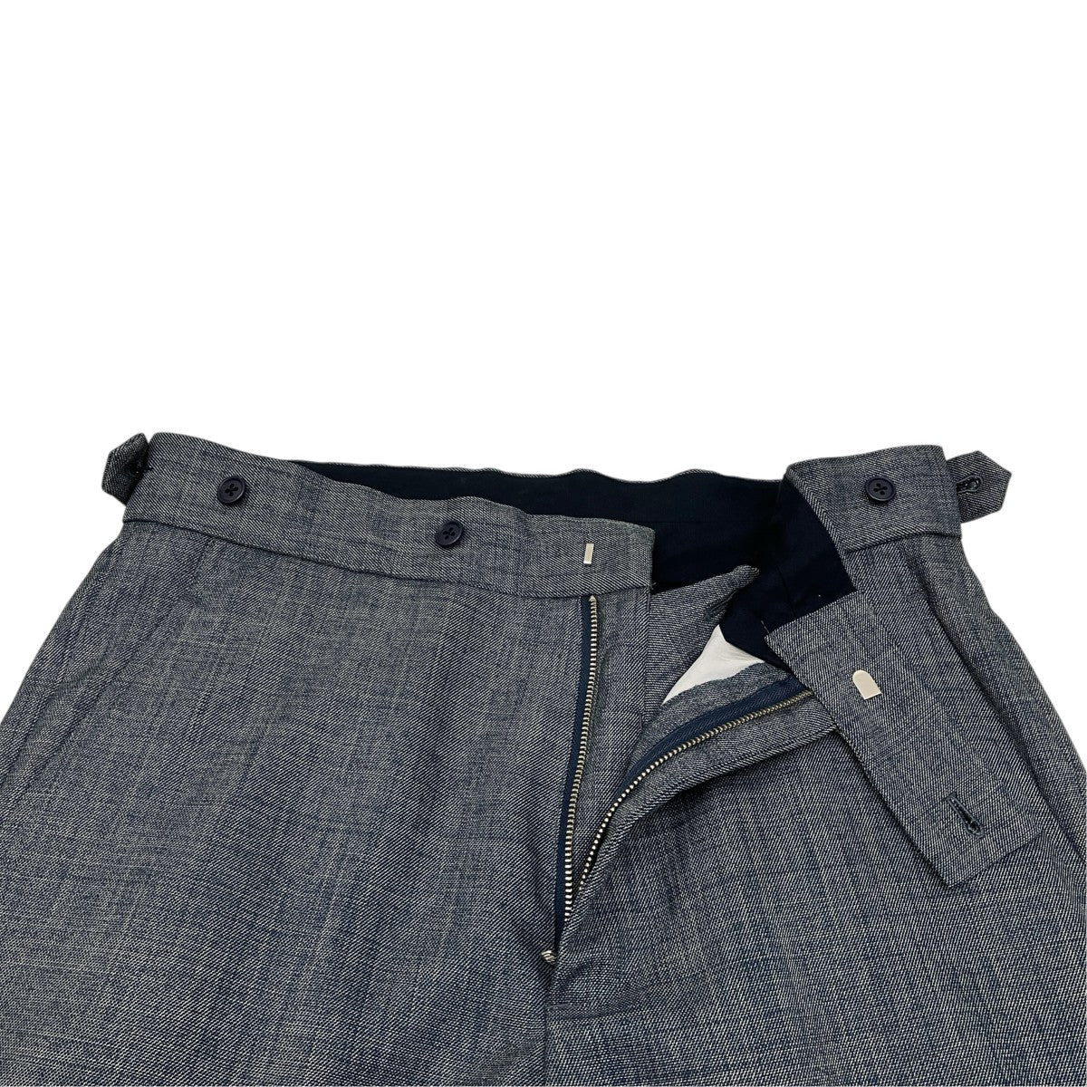 Needles Side Tab Trouser-Poly ChambrayパンツIN045 古着・中古-4枚目のアイテム画像