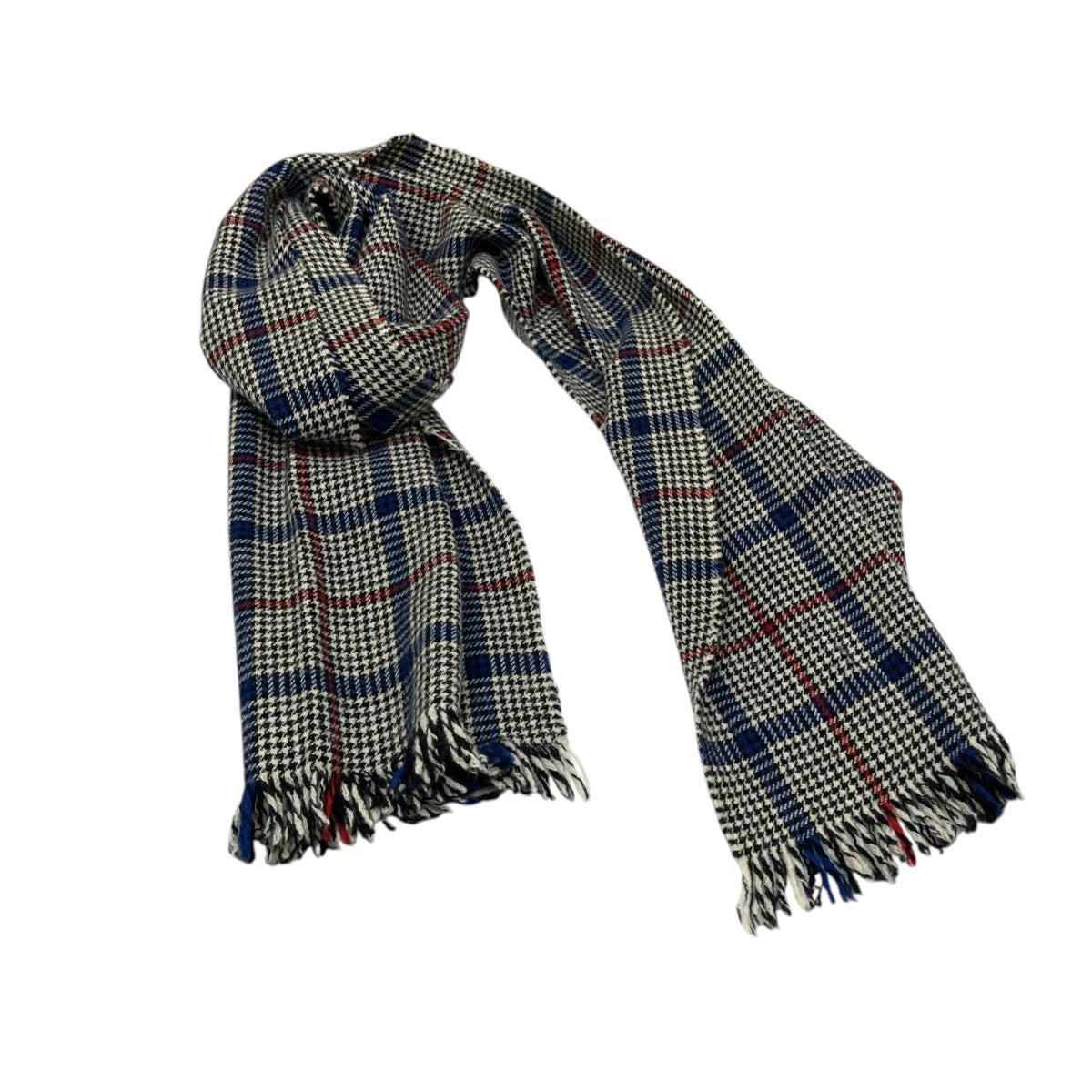 JUNYA WATANABE CDG チェックカシミヤ混マフラー ユニセックスWG-K401 古着・中古-2枚目のアイテム画像