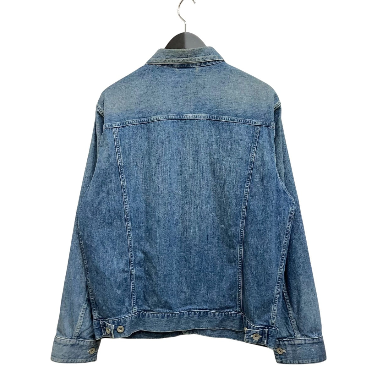 MAATEE＆SONS 24SS LIGHT OZ DENIM PLEATED BLOUSE MT4103-0908B 古着・中古-2枚目のアイテム画像