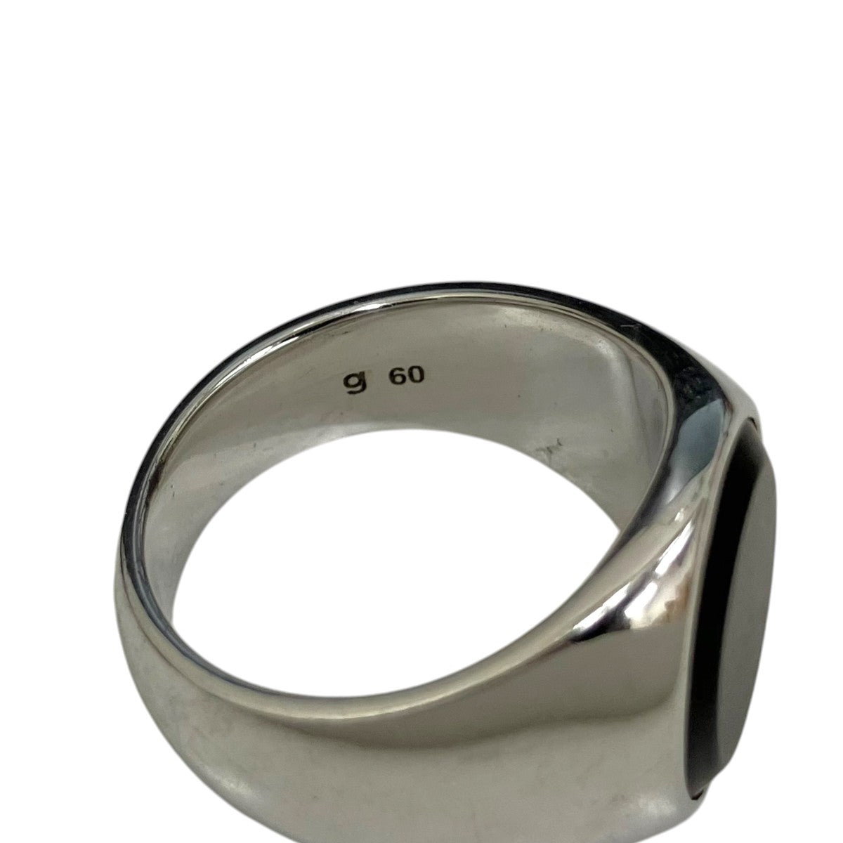 TOM WOOD OVAL BLACK ONYX RING 古着・中古-5枚目のアイテム画像
