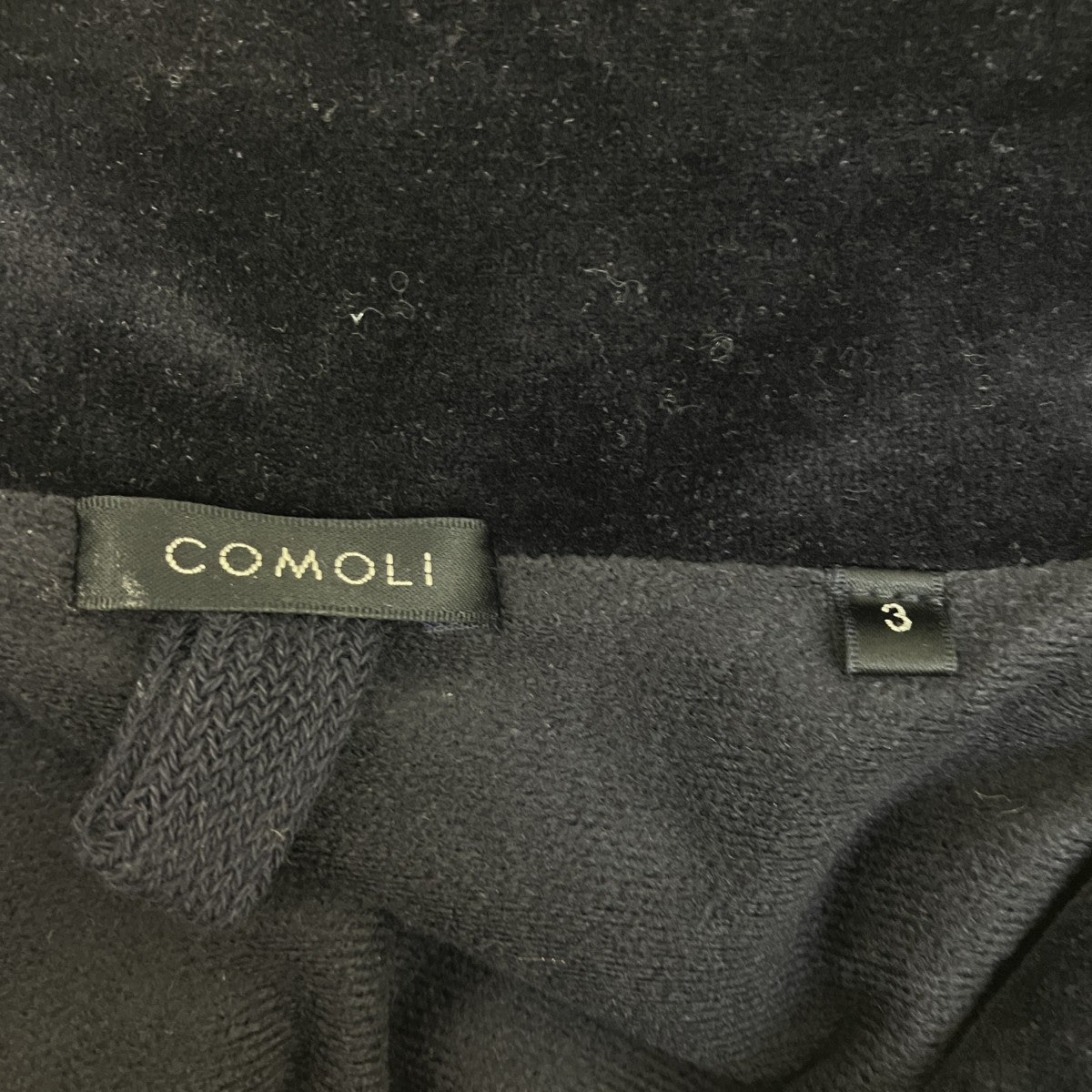 COMOLI ベロアジャージ トラックジャケットジャケットW03-05009 古着・中古-6枚目のアイテム画像