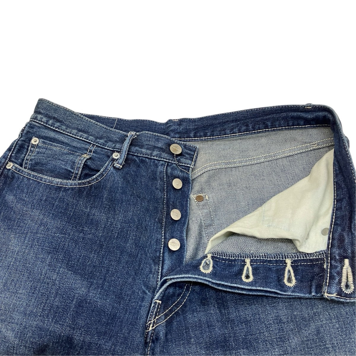 Graphpaper 24SSSelvage Denim Five Pocket Tapered PantsデニムパンツGU241-40183DB 古着・中古-3枚目のアイテム画像