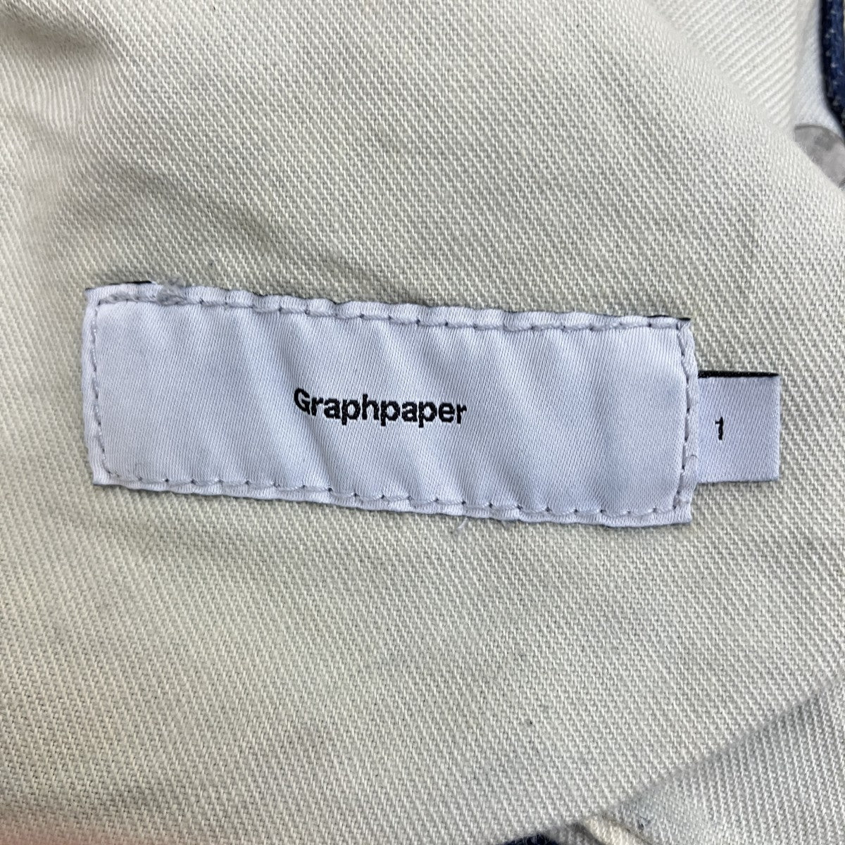 Graphpaper 24SSSelvage Denim Five Pocket Tapered PantsデニムパンツGU241-40183DB 古着・中古-7枚目のアイテム画像