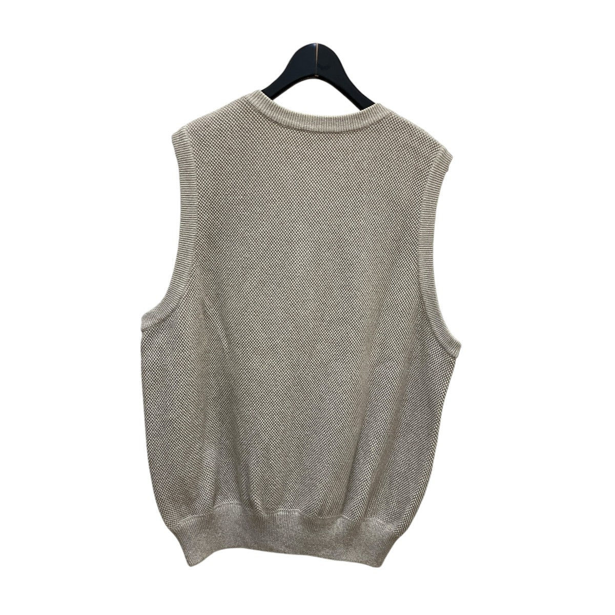 Moss Stitch Zip Vestベスト2201-003