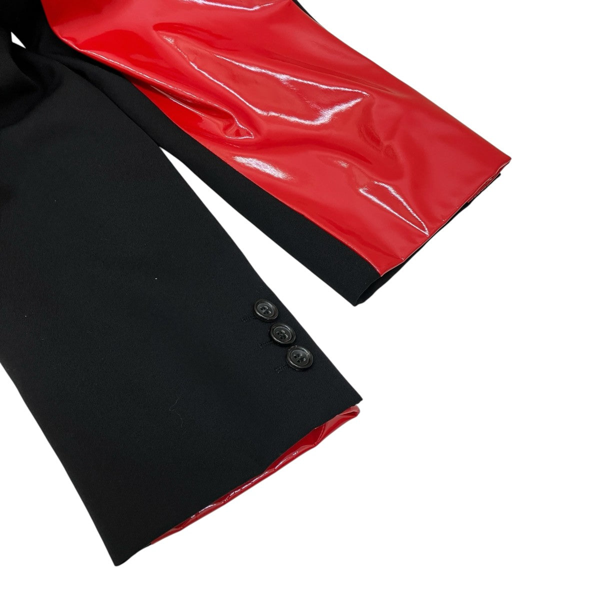 COMME des GARCONS HOMME PLUS PF-J001 AD2020チェック×レオパード×カモフラパッチワークコート 古着・中古-6枚目のアイテム画像
