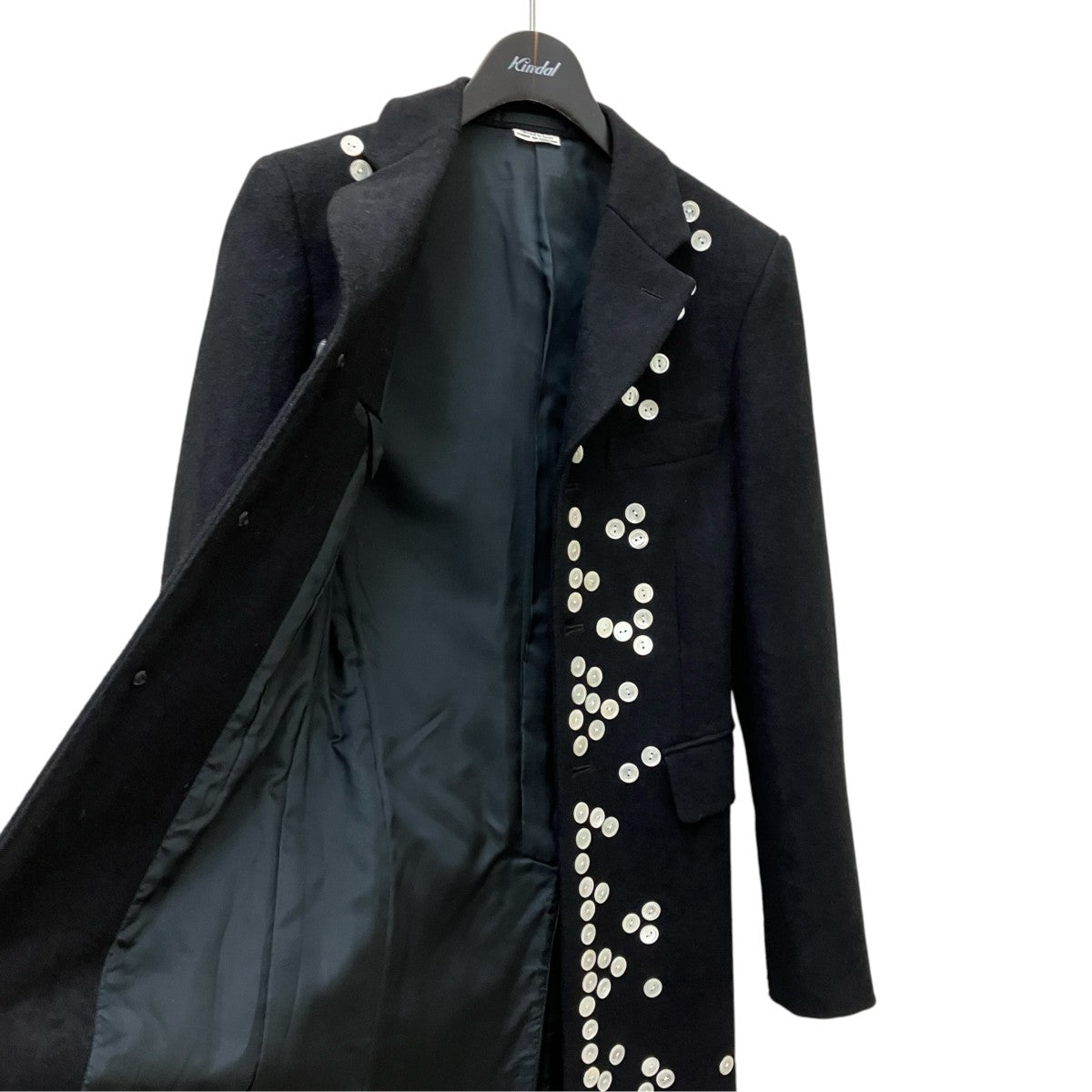 COMME des GARCONS HOMME PLUS PN-J018 AD2024 JACKET WITH MANY BUTTON釦装飾コート 古着・中古-5枚目のアイテム画像