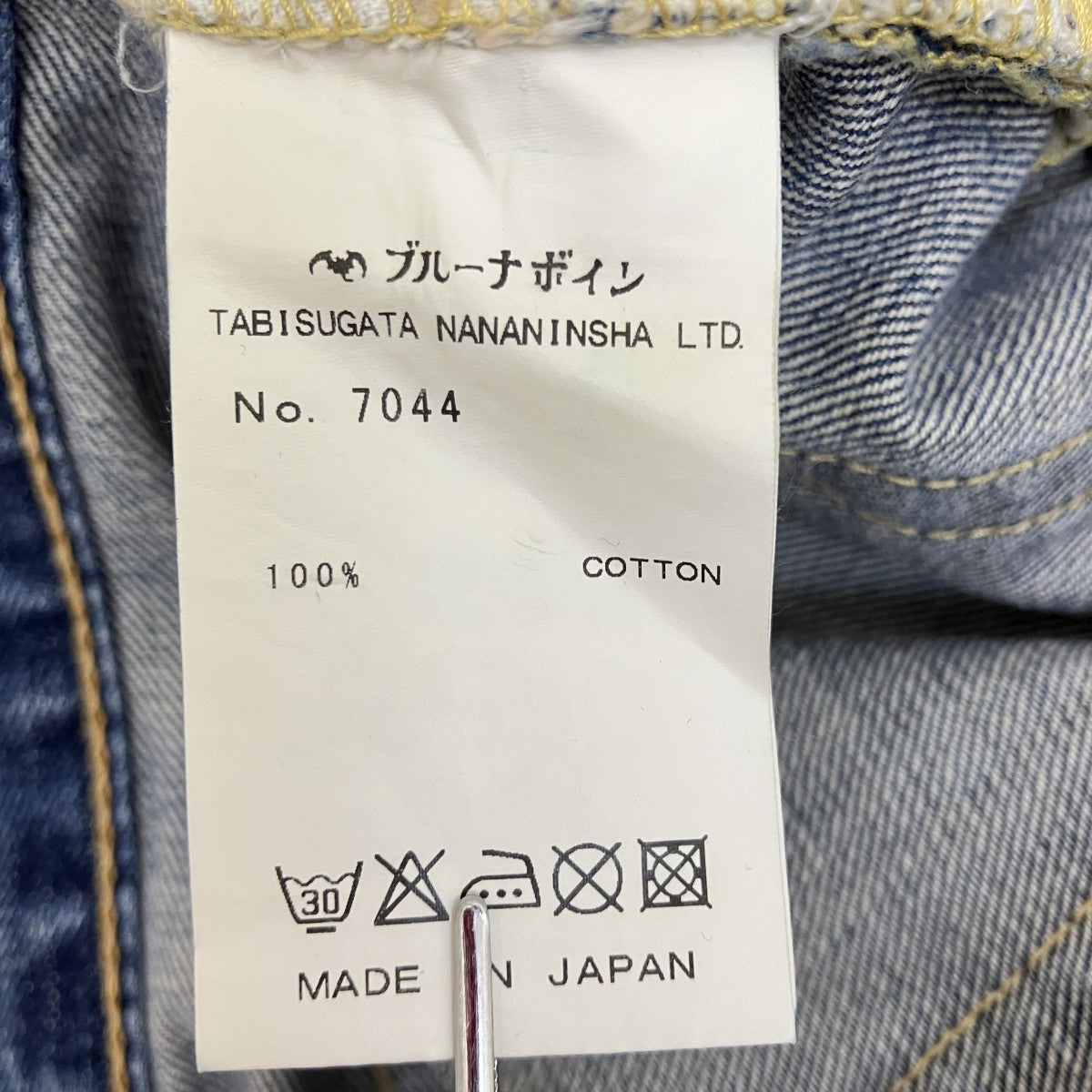 BRU NA BOINNE ダメージ・ペイント加工ストライプデニムパンツ7044 古着・中古-7枚目のアイテム画像