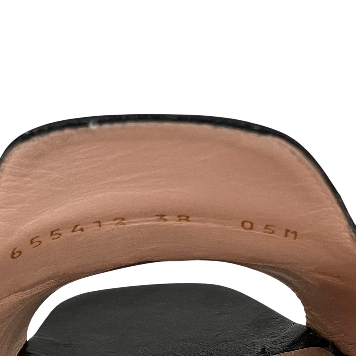 GUCCI(グッチ) ヒールサンダル ブラック サイズ 38(25cm相当）｜【公式