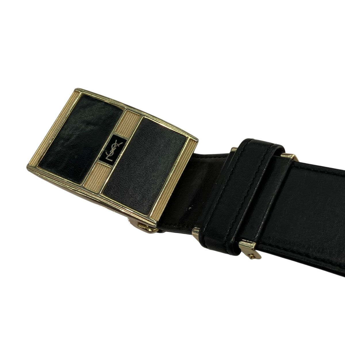 Yves Saint Laurent レザーベルト 古着・中古-2枚目のアイテム画像