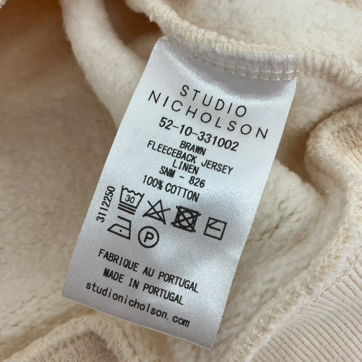 STUDIO NICHOLSON OVERSIZED JERSEY TEEクルーネックスウェット52-10-331002 古着・中古-6枚目のアイテム画像