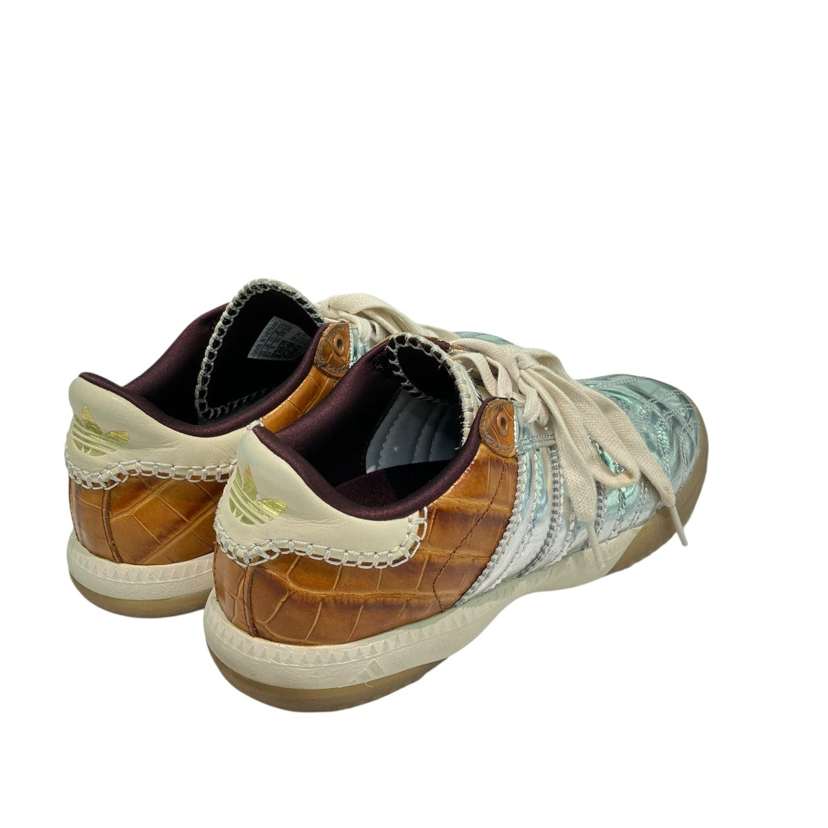 adidas×WALES BONNER WB MN SAMBA METALLICローカットスニーカーIH5777 古着・中古-2枚目のアイテム画像