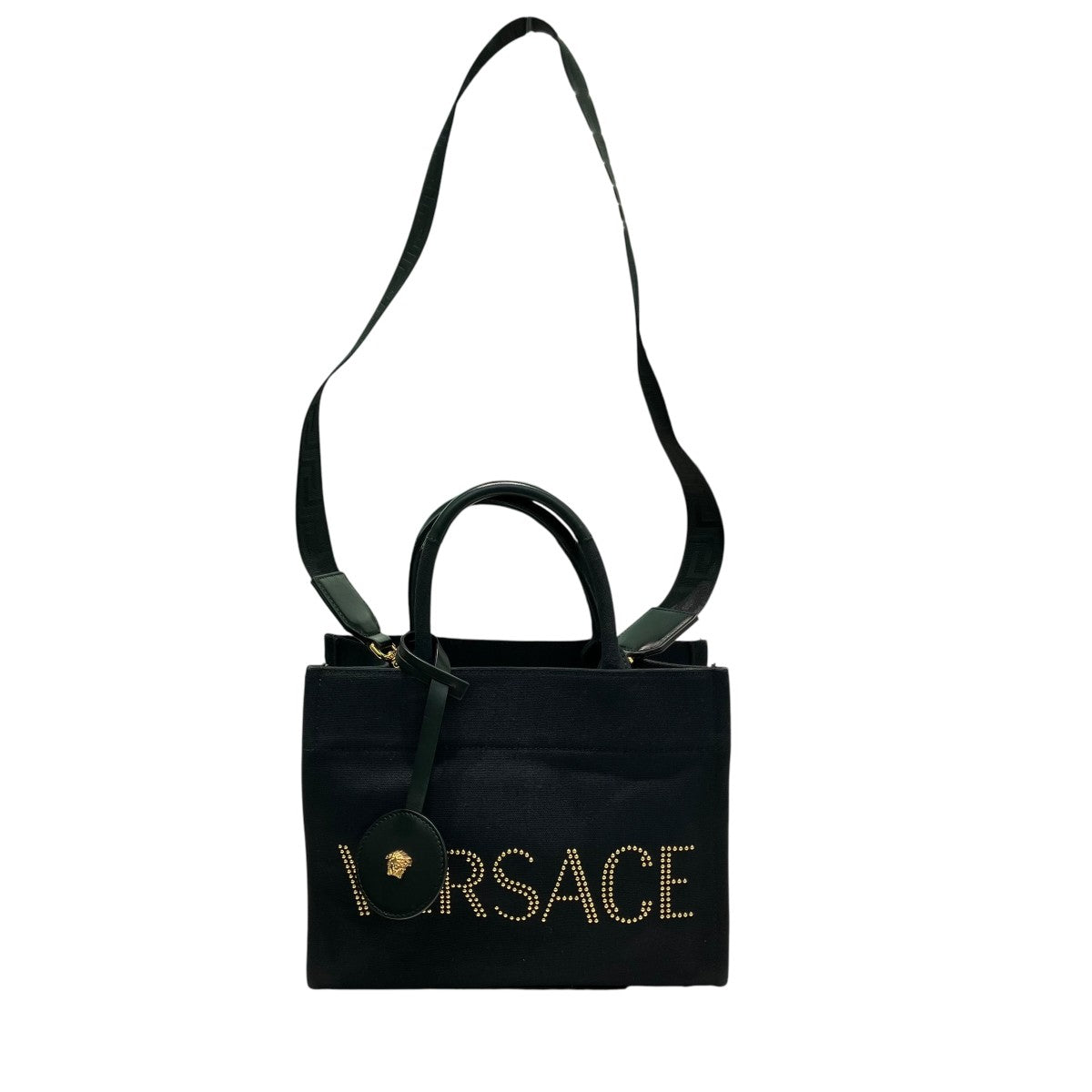 VERSACE キャンバストート2WAYバッグ 古着・中古-1枚目のアイテム画像