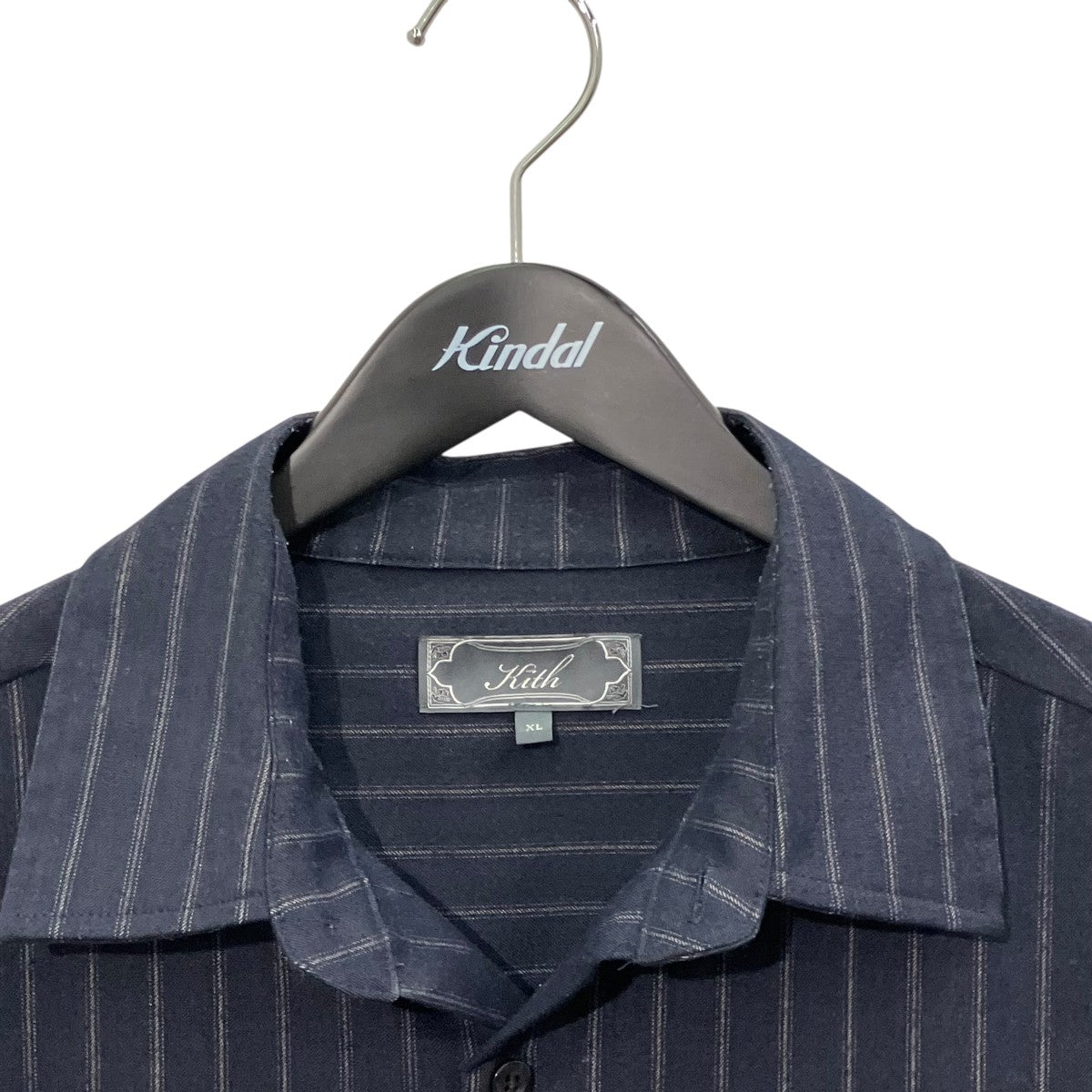 Flannel Tomas Shirtストライプ長袖シャツ25-050-060-0006