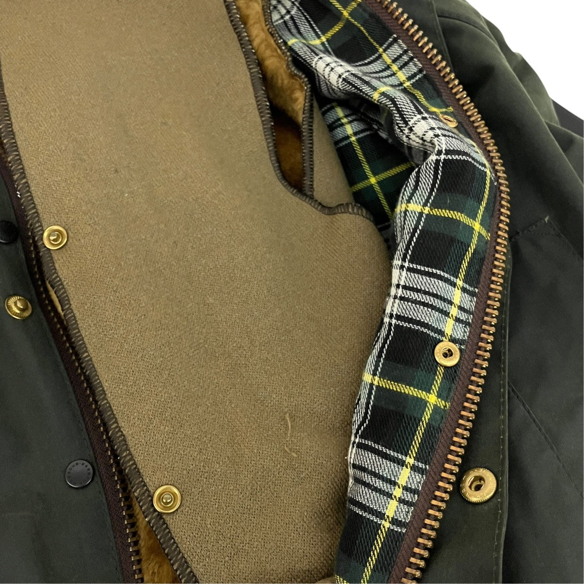 Barbour Border A297オイルドワックスジャケット 古着・中古-6枚目のアイテム画像