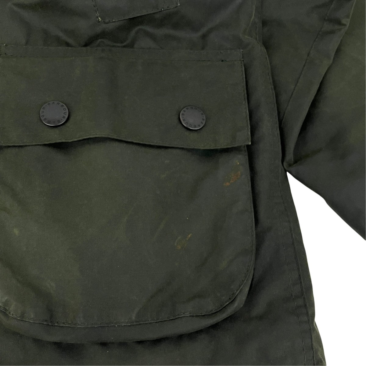 Barbour Border A297オイルドワックスジャケット 古着・中古-8枚目のアイテム画像
