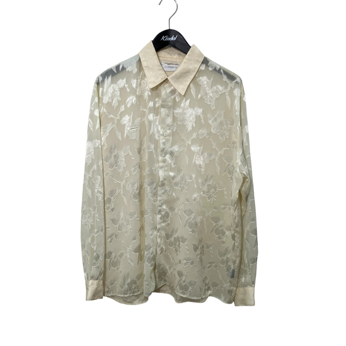 See Through Rose Shirt By UNFOLLOW長袖シャツBu21011231-2002