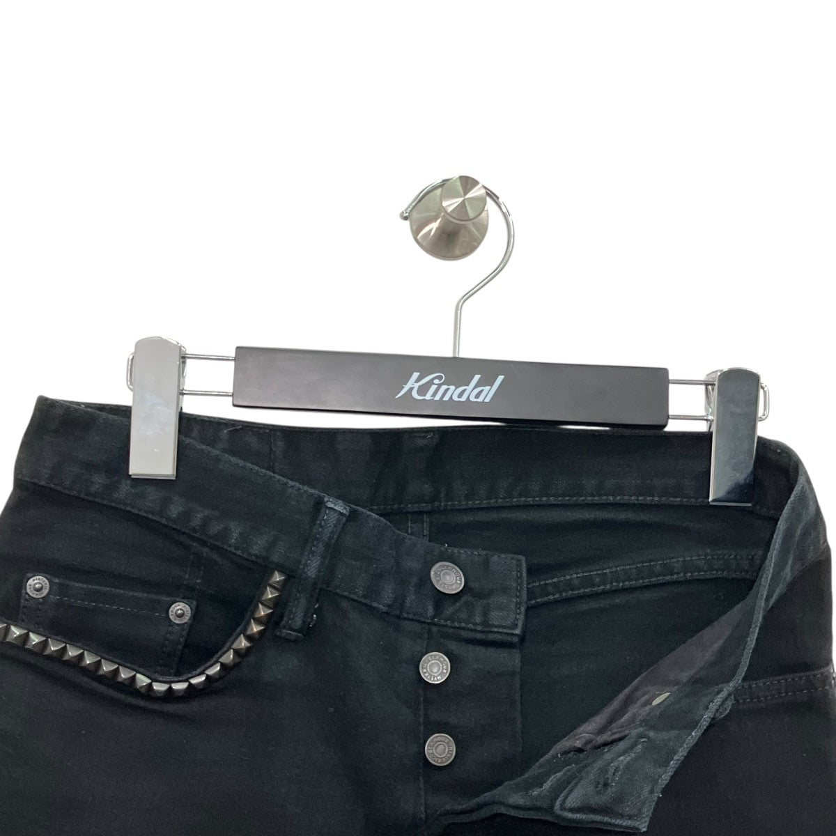 Hysteric Glamour スタッズスリムストレッチデニムパンツ0241AP20 古着・中古-3枚目のアイテム画像