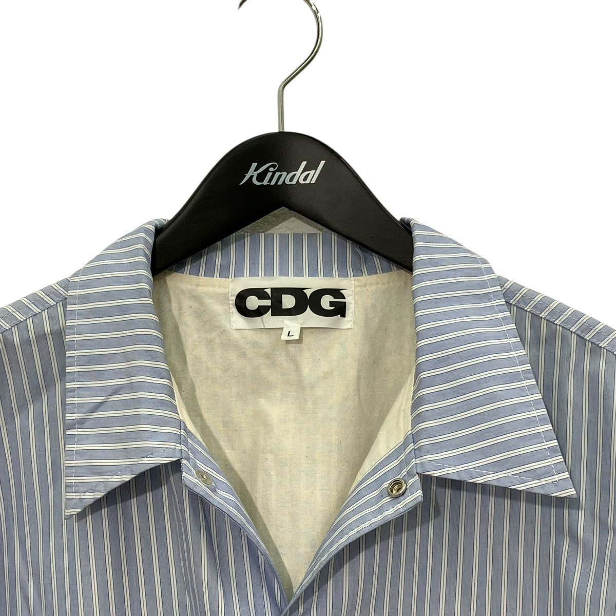 CDG ストライプコーチジャケットSZ-J016 古着・中古-3枚目のアイテム画像