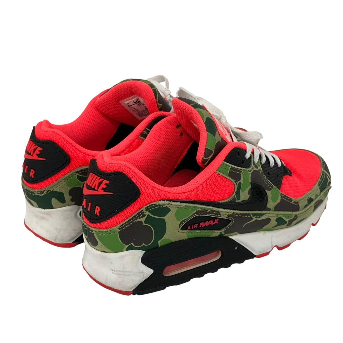 NIKE エアマックス 90 スペシャル リバースダックカモローカットスニーカーCW6024-600 古着・中古-2枚目のアイテム画像