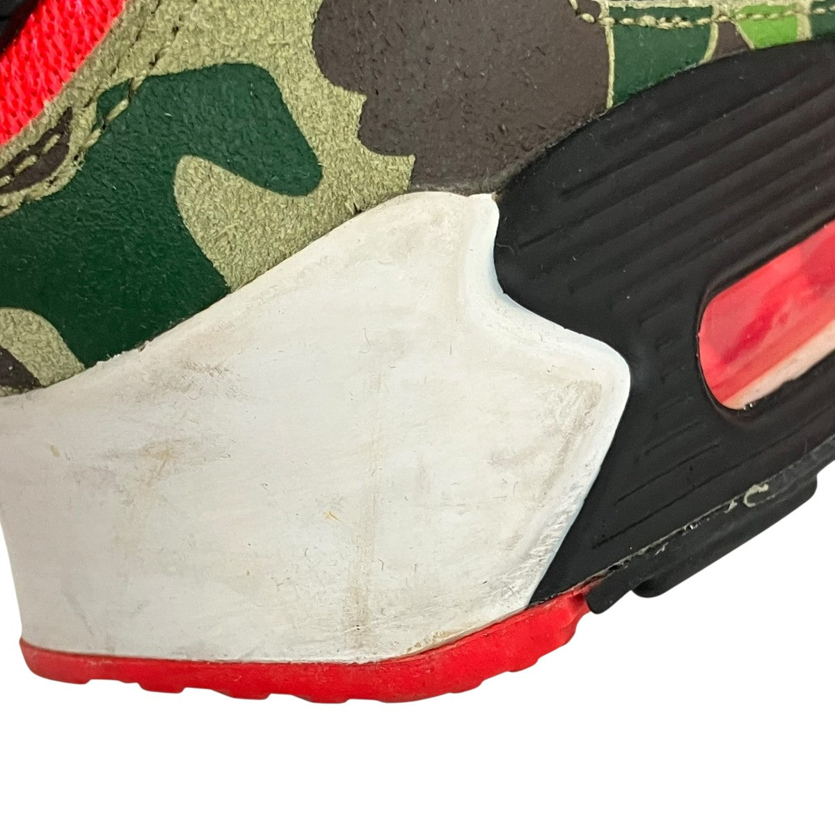 NIKE エアマックス 90 スペシャル リバースダックカモローカットスニーカーCW6024-600 古着・中古-8枚目のアイテム画像