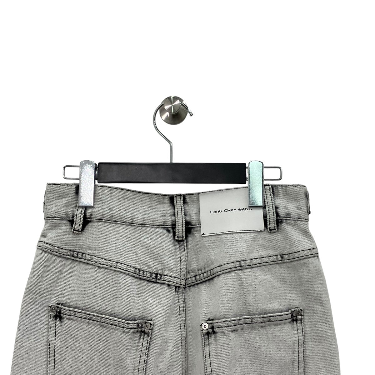 FENG CHEN WANG SIDE RELEASE DENIM PANTSデニムパンツFUS15TR08 古着・中古-5枚目のアイテム画像