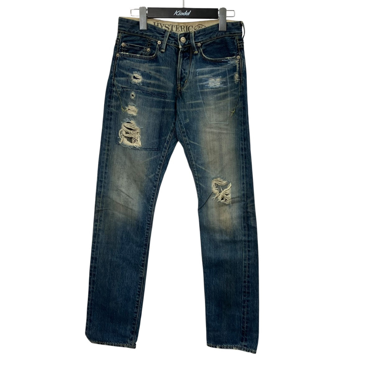 Hysteric Glamour ダメージデニムパンツ 古着・中古-1枚目のアイテム画像