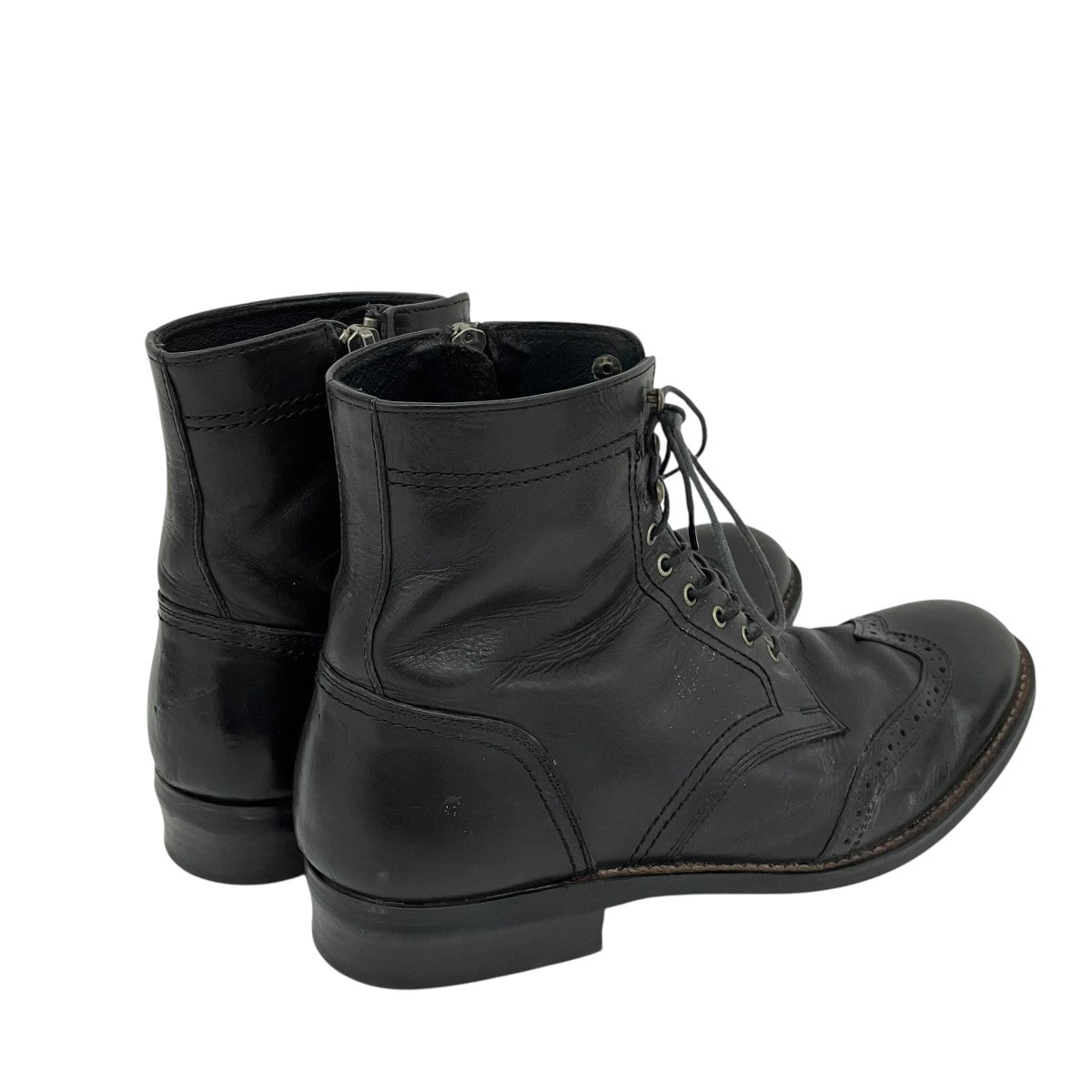 5351 pour les hommes ウイングチップショートブーツ 古着・中古-2枚目のアイテム画像