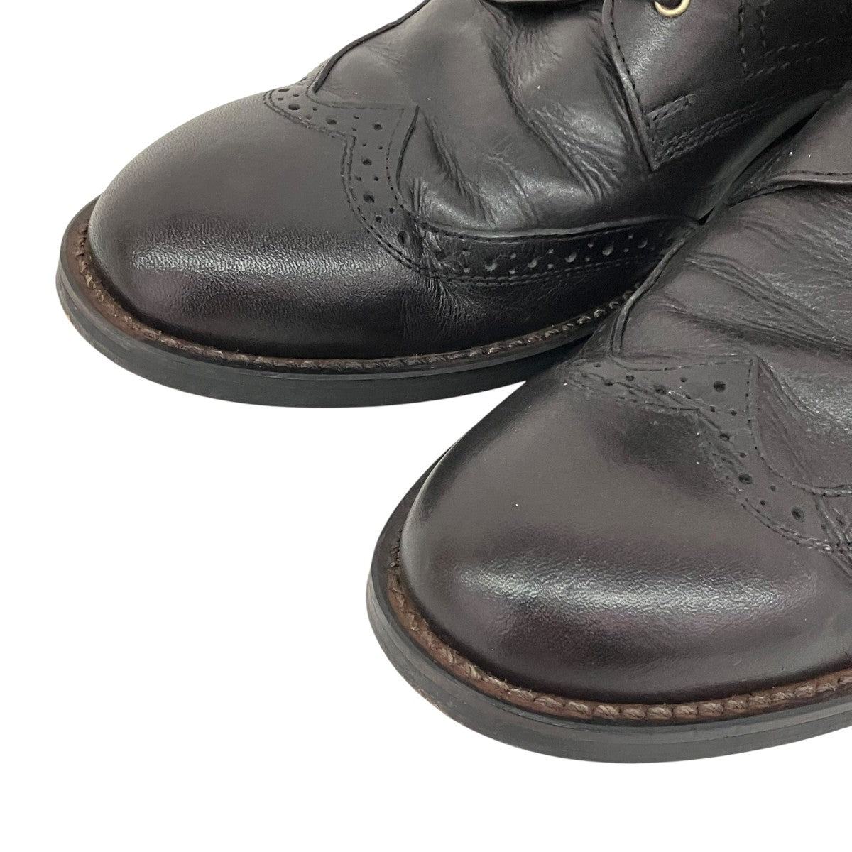 5351 pour les hommes ウイングチップショートブーツ 古着・中古-5枚目のアイテム画像