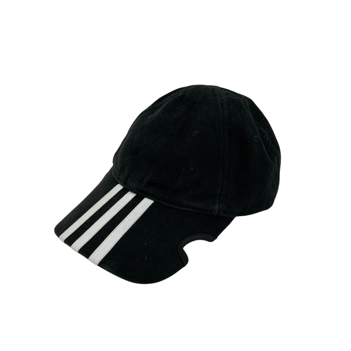BALENCIAGA×adidas ロゴストライプベースボールキャップ712160 古着・中古-1枚目のアイテム画像