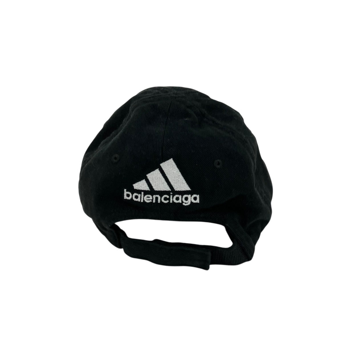BALENCIAGA×adidas ロゴストライプベースボールキャップ712160 古着・中古-3枚目のアイテム画像