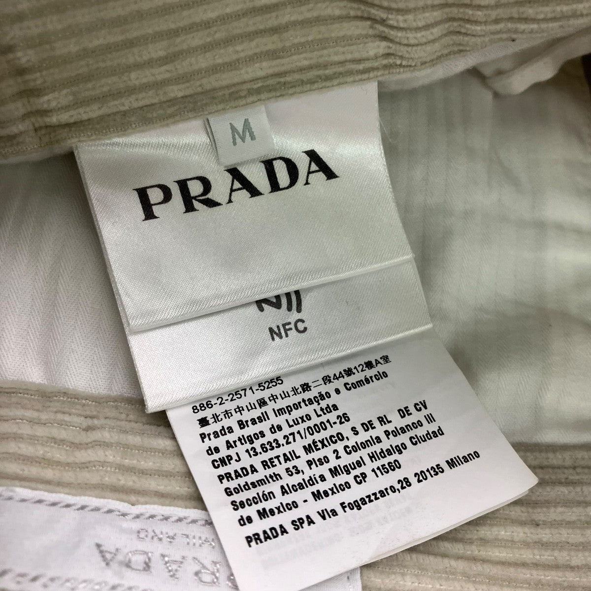 PRADA コーデュロイカーゴパンツSPH286 古着・中古-9枚目のアイテム画像