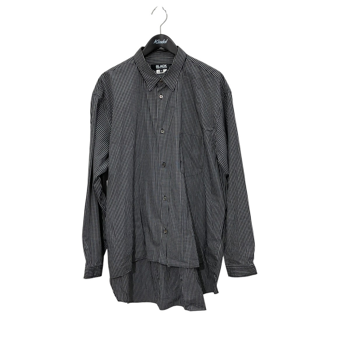 BLACK COMME des GARCONS チェック長袖シャツ1O-B010 古着・中古-1枚目のアイテム画像