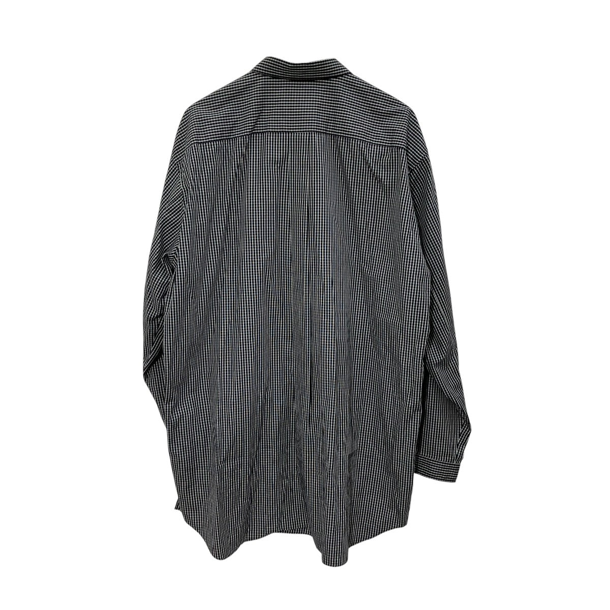 BLACK COMME des GARCONS チェック長袖シャツ1O-B010 古着・中古-2枚目のアイテム画像