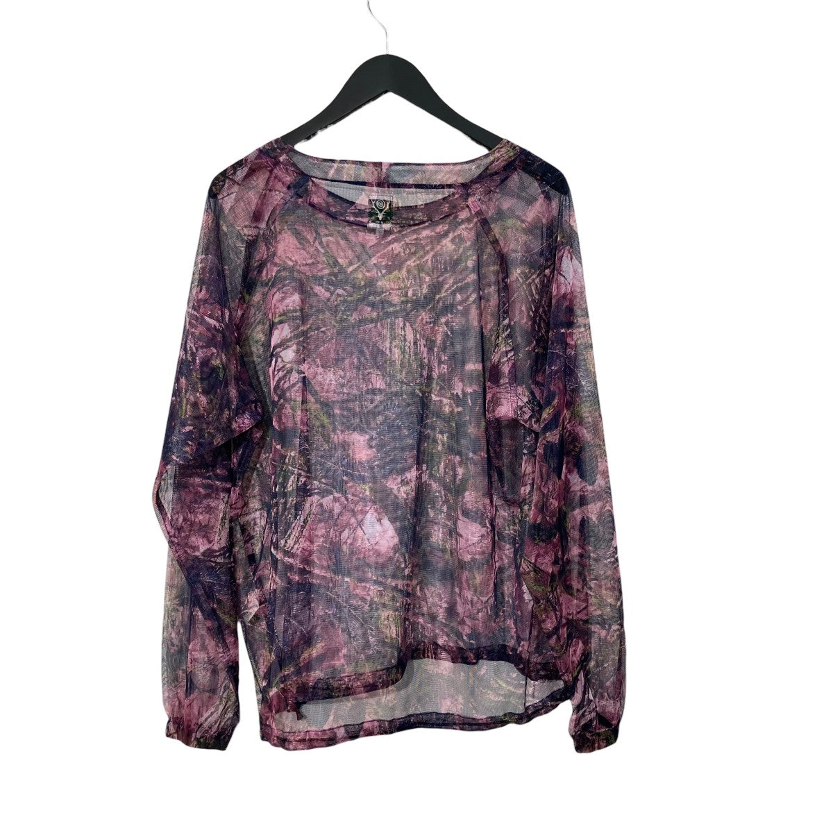 south2 west8 Bush Crew Neck Shirt - Lightweight MeshロングスリーブカットソーIN799 古着・中古-2枚目のアイテム画像