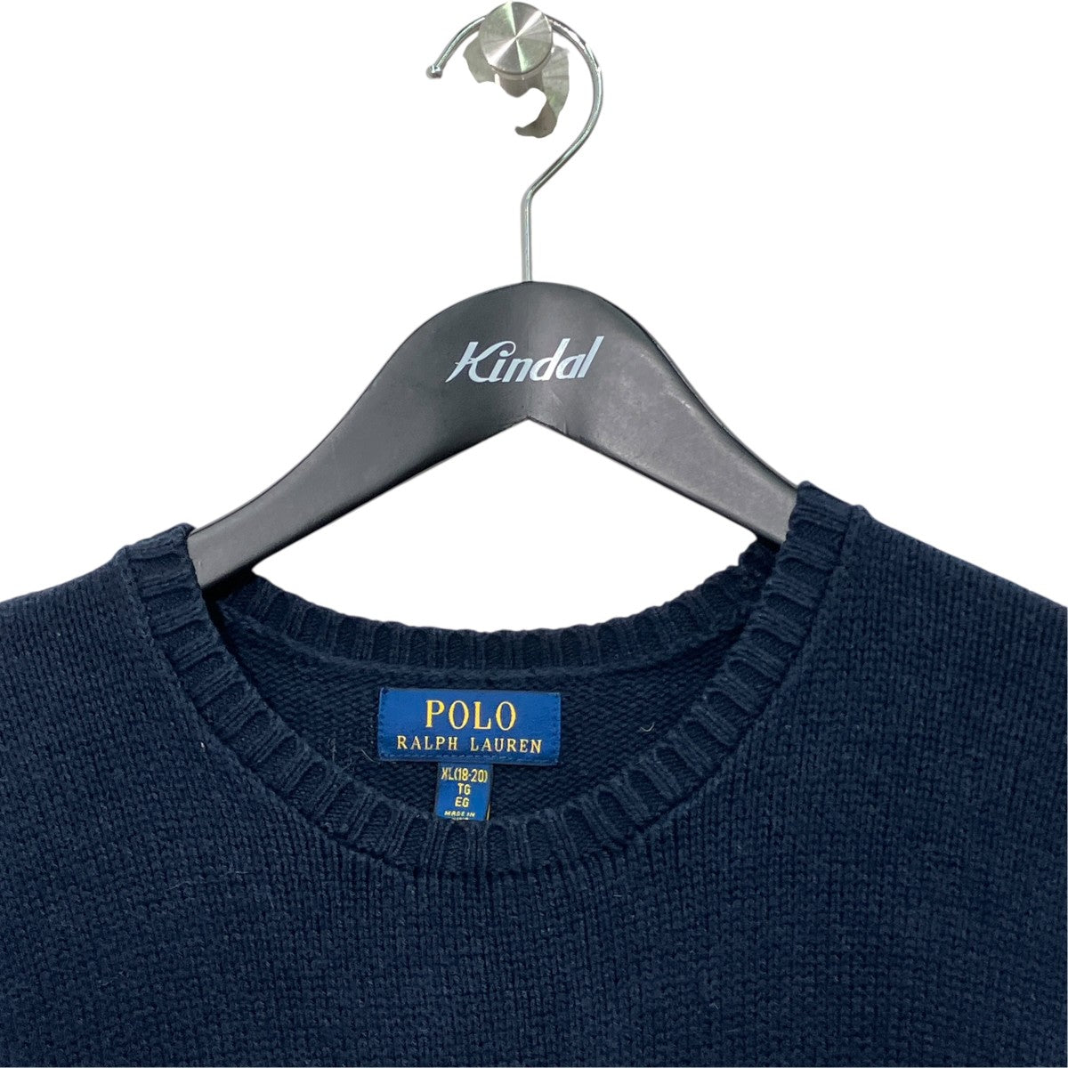 POLO RALPH LAUREN ポロベアクルーネックニット 古着・中古-3枚目のアイテム画像