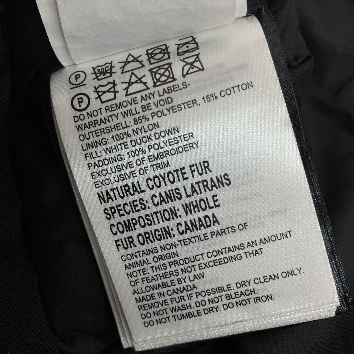 CANADA GOOSE JASPERダウンジャケット3438JM R 古着・中古-10枚目のアイテム画像