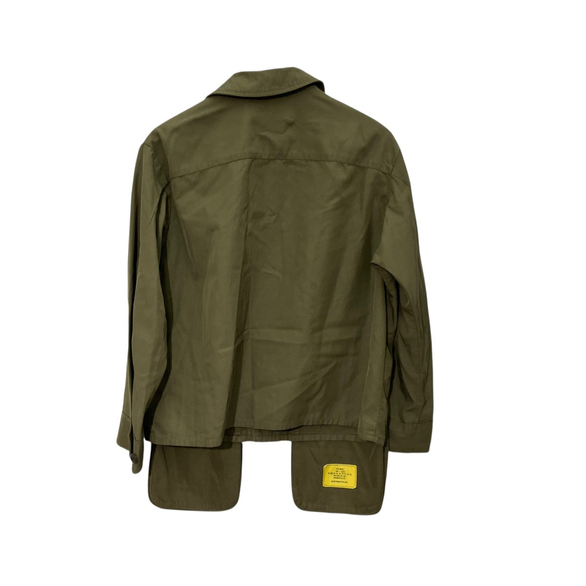 PHEENY Rayon cotton twill short fatigue jacketシャツジャケットPS19-BL01 古着・中古-2枚目のアイテム画像