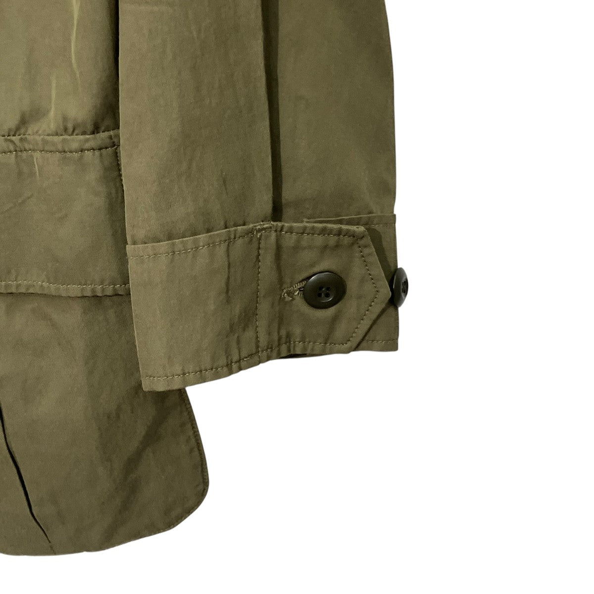 PHEENY Rayon cotton twill short fatigue jacketシャツジャケットPS19-BL01 古着・中古-4枚目のアイテム画像