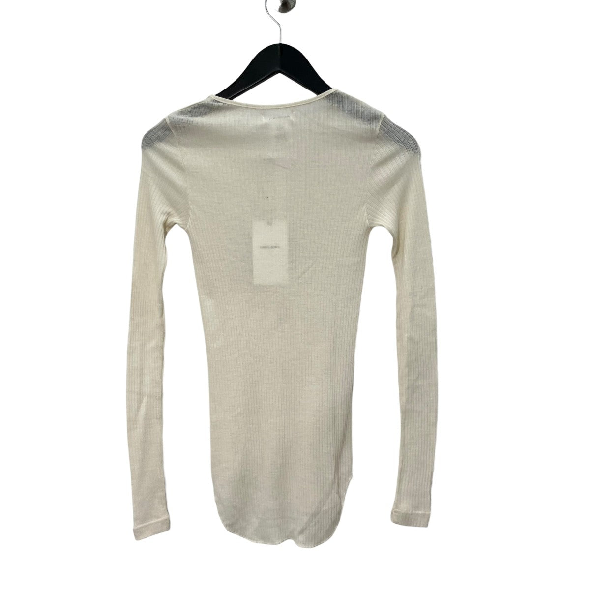 FUMIKA UCHIDA WOOL SILK NEEDLE DRAWING HENLEY-NECKヘンリーネックカットソーFU-SSP-CS003 古着・中古-2枚目のアイテム画像