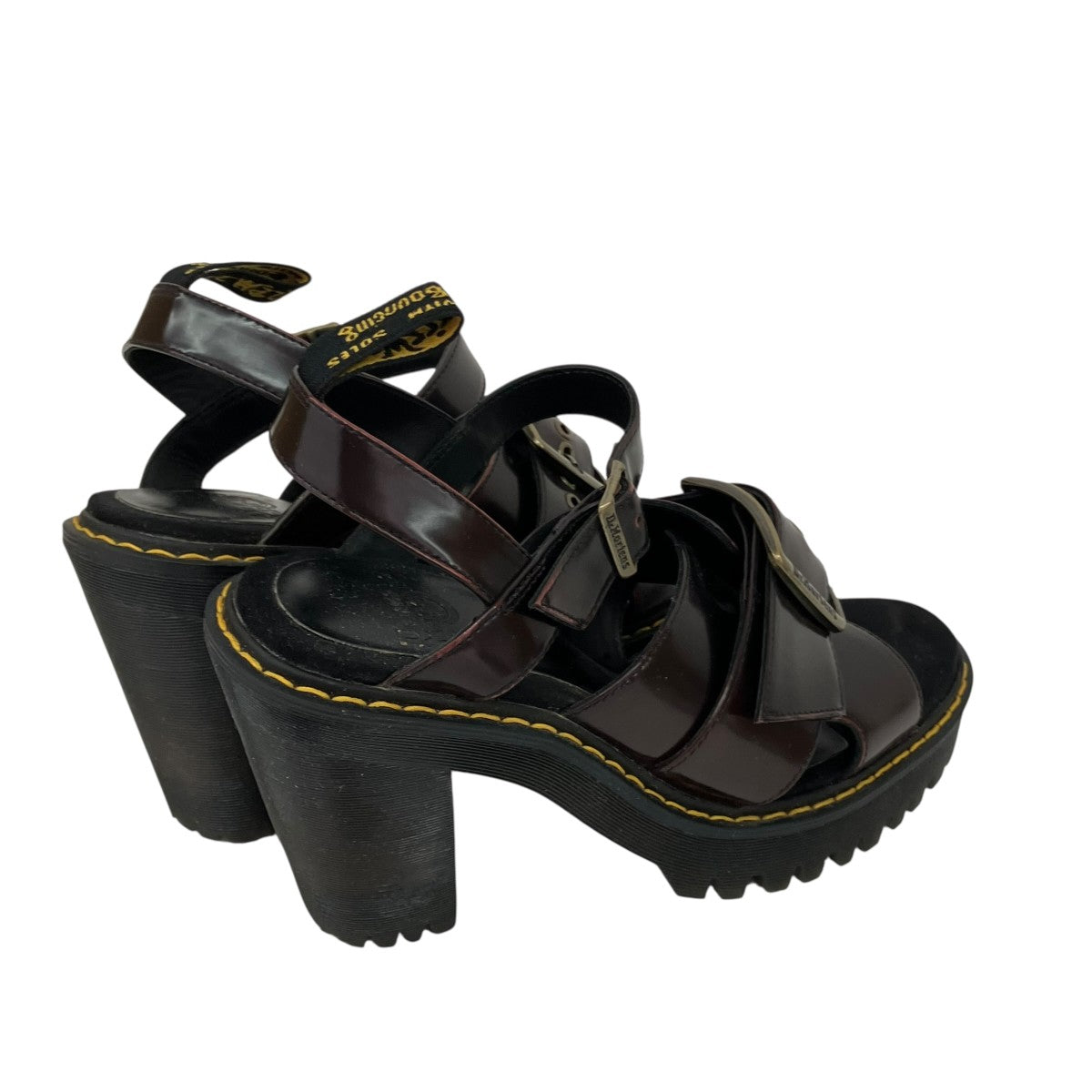 Dr．Martens(ドクターマーチン) GRANIKヒールサンダル ブラウン サイズ