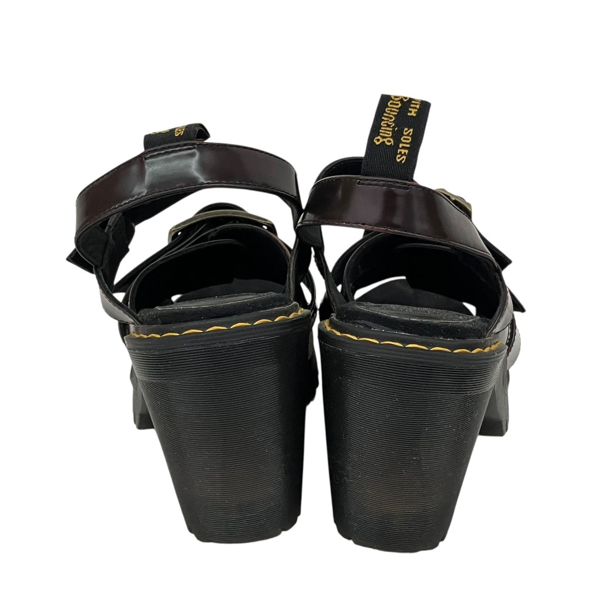 Dr．Martens(ドクターマーチン) GRANIKヒールサンダル ブラウン サイズ