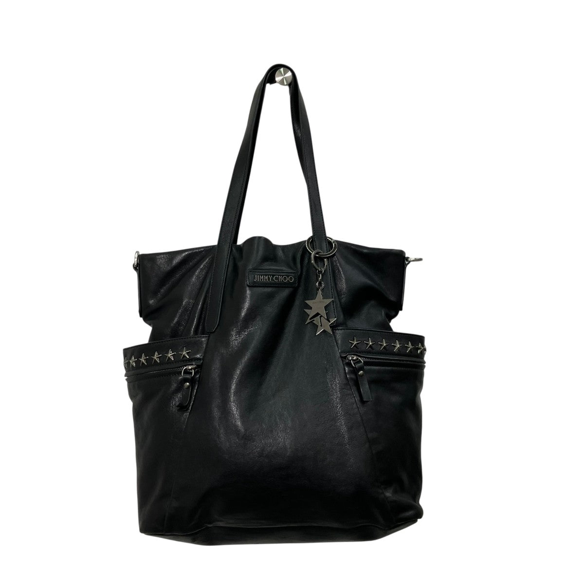 JIMMY CHOO スタースタッズ トートバッグB00005001 古着・中古-1枚目のアイテム画像