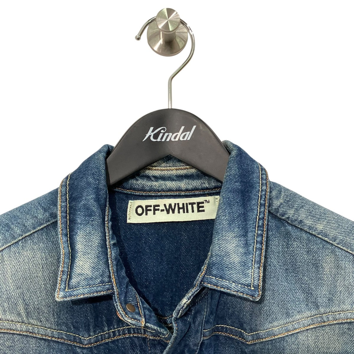 OFFWHITE デニムジャケット 古着・中古-3枚目のアイテム画像