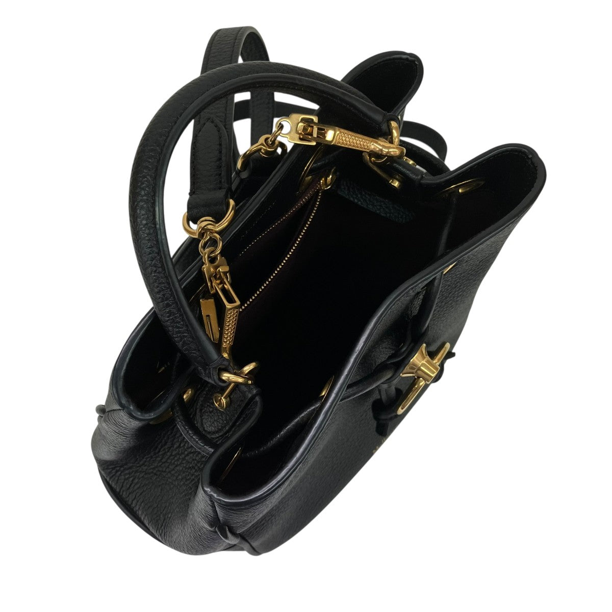 MULBERRY(マルベリー) Small Hampstead2WAYショルダーバッグ ブラック
