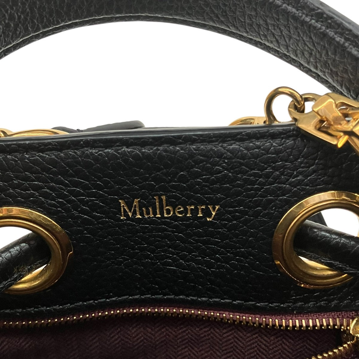 MULBERRY(マルベリー) Small Hampstead2WAYショルダーバッグ ブラック