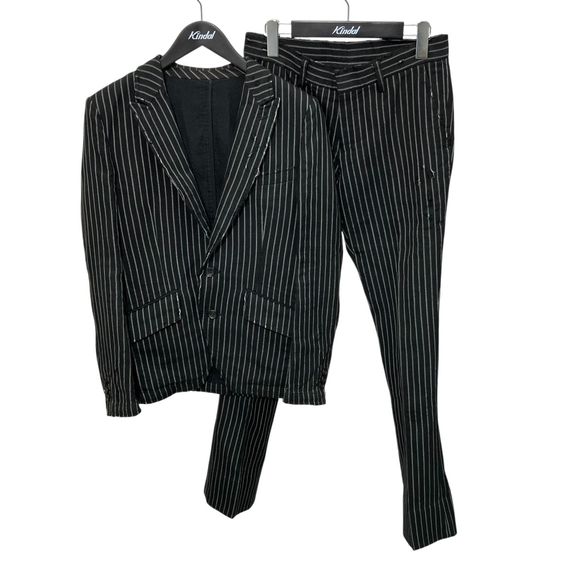 5351 pour les hommes ストライプセットアップスーツ0260080004/0260050004 古着・中古-1枚目のアイテム画像