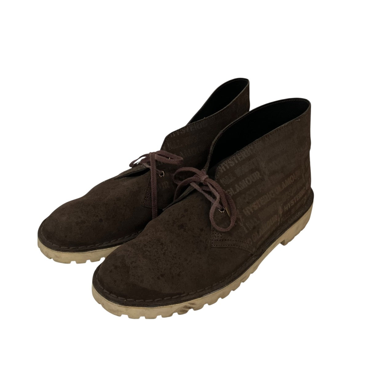 CLARKS×Hysteric Glamour デザートブーツ 古着・中古-1枚目のアイテム画像