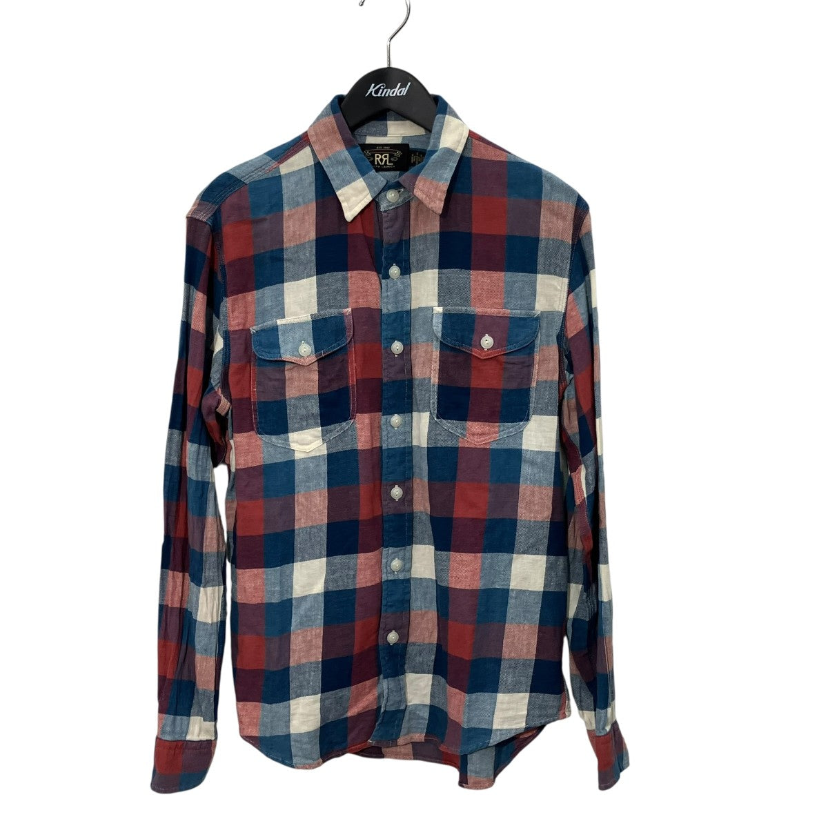 RRL チェック長袖シャツ 古着・中古-1枚目のアイテム画像