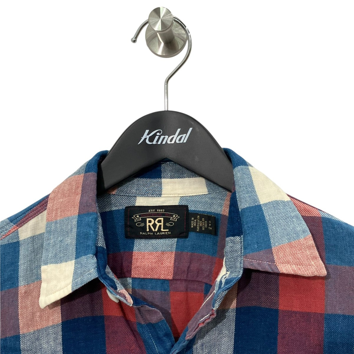 RRL チェック長袖シャツ 古着・中古-3枚目のアイテム画像